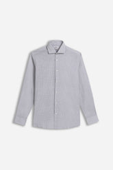 CAMICIA FIL A FIL GRIGIO PERLA